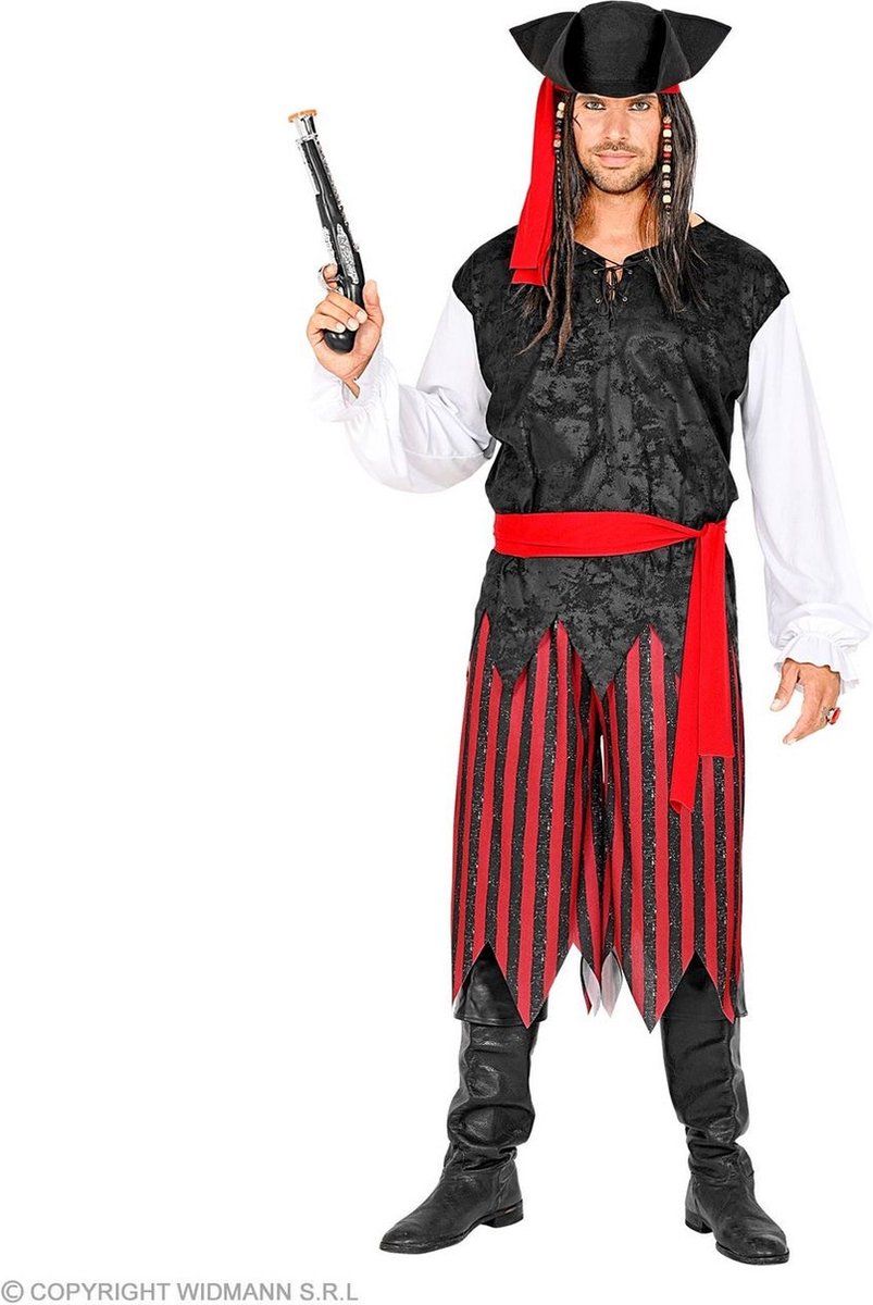 Piraat & Viking Kostuum | Weergaloze Pieter Piraat | Man | XL | Carnaval kostuum | Verkleedkleding